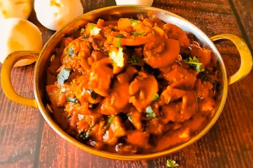 Mushroom Masala [Serves 1-2]