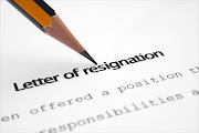 Resignation letter