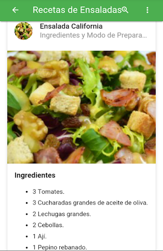 Recetas De Ensaladas