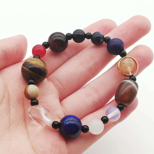 Title 4, Solar System Duobao Lapis Lazuli Tiger Eye Ston...