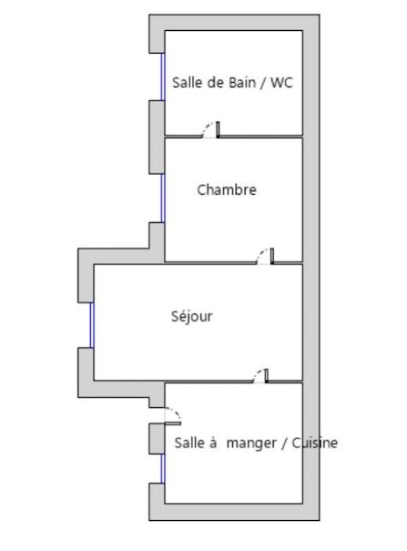 Vente appartement 2 pièces 41 m² à Montreuil (93100), 355 000 €