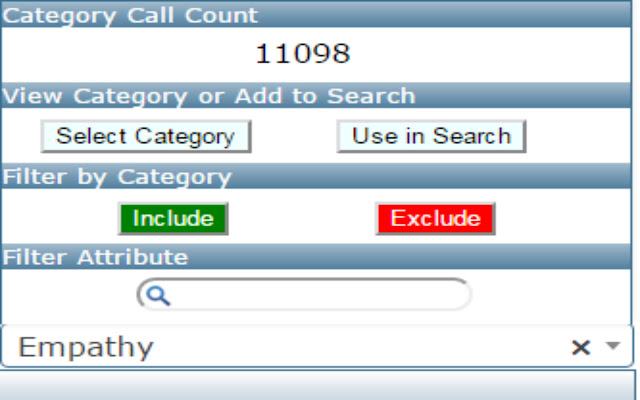 CallMiner Categories Navigator