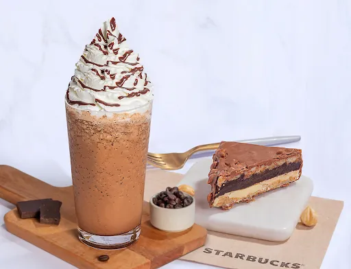 Tall Java Chip Frappuccino With Hazelnut Triangle