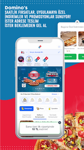 Screenshot Domino's Pizza Turkey