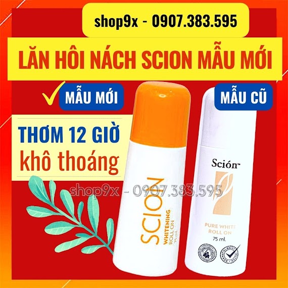 Lăn Nách Khử Mùi Scion Chính Hãng 75Ml - Khử Mùi Hôi Nách - Ngăn Mồ Hôi Tức Thì