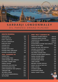 Sardarji Londonwaley menu 3