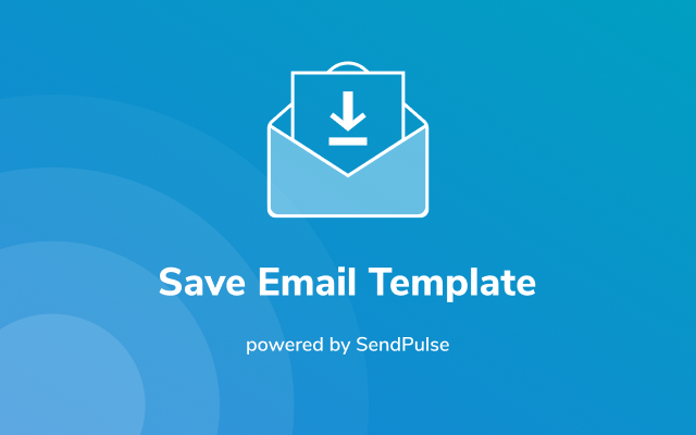 Save Email Template powered by SendPulse Preview image 5