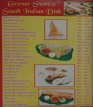 South Indian Hut menu 1