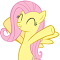 Imagen del logotipo del elemento de Fluttershy (Simplistic)