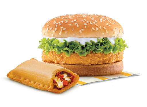 McChicken Burger + Veg Pizza McPuff