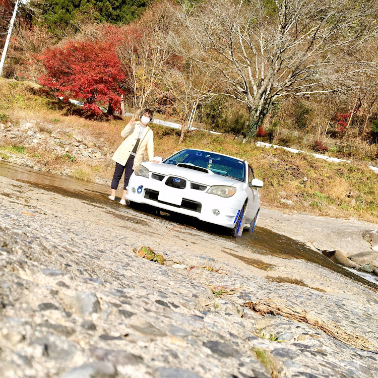 インプレッサ WRXの洗い越し・紅葉ドライブ・穴場スポット・洗い越し@福島・写活に関するカスタム事例の投稿画像2枚目