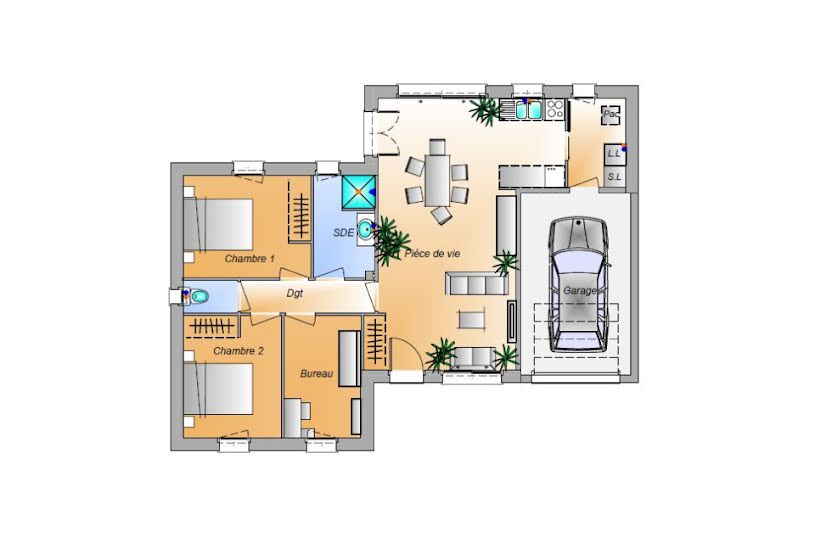  Vente Terrain + Maison - Terrain : 528m² - Maison : 71m² à Saint-Jean-de-Monts (85160) 