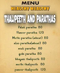 Healthy Wealthy menu 3