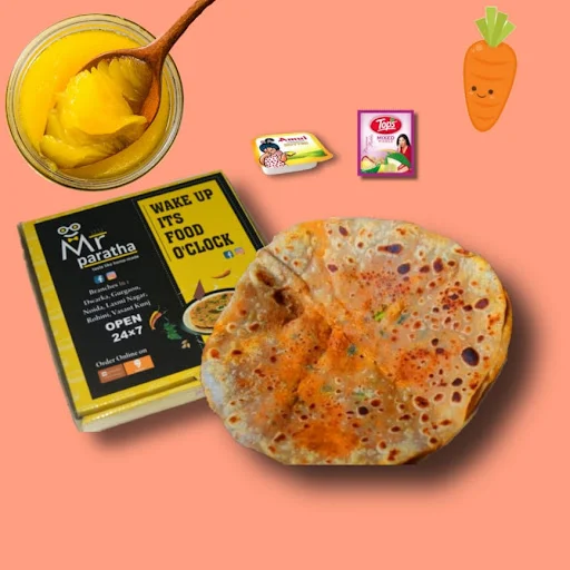 Gajar Paratha (Desi Ghee)