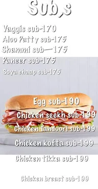 Eat Sub menu 1