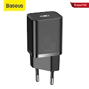 Củ Sạc Nhanh Baseus 20W Cổng Usb C Hỗ Trợ Qc3.0 Pd Thiết Kế Nhỏ Gọn Cho Phone 12