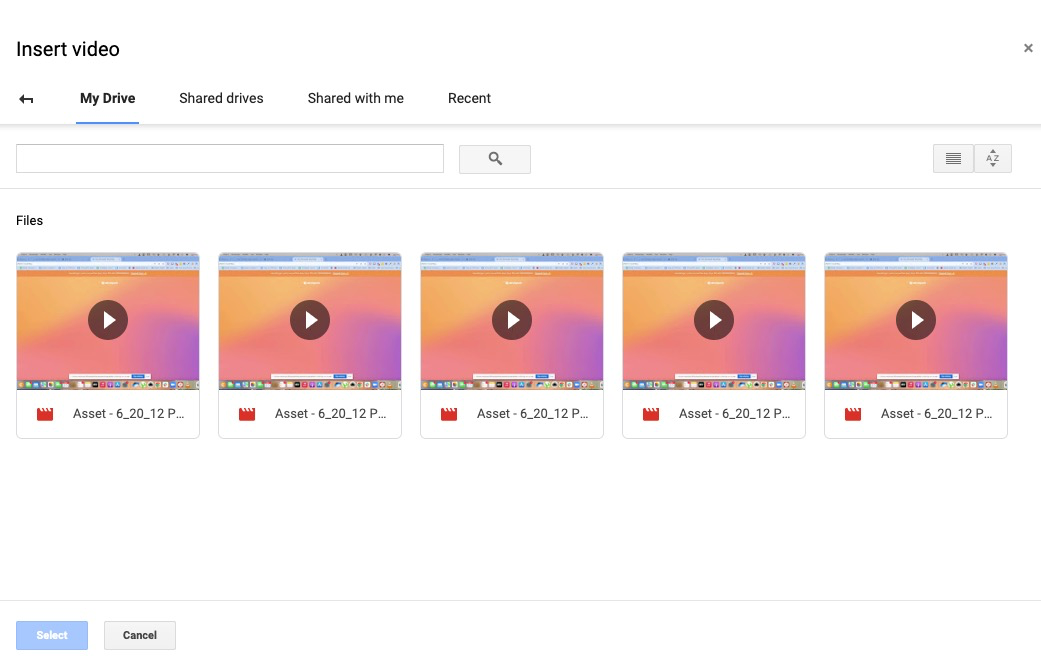 Host Video in Google Slides