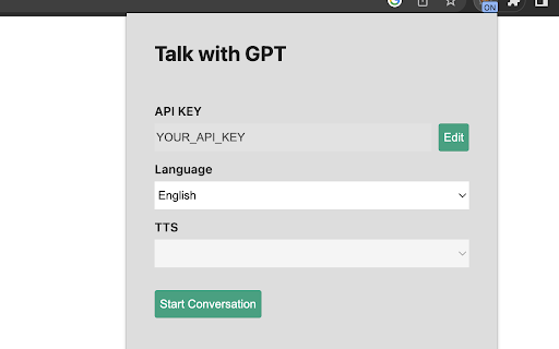 Talk with GPT Extensions