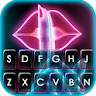 Neon Lips Keyboard Background icon