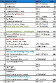 Andhra Vantillu menu 2