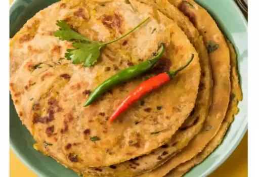 Green Chilli Paratha