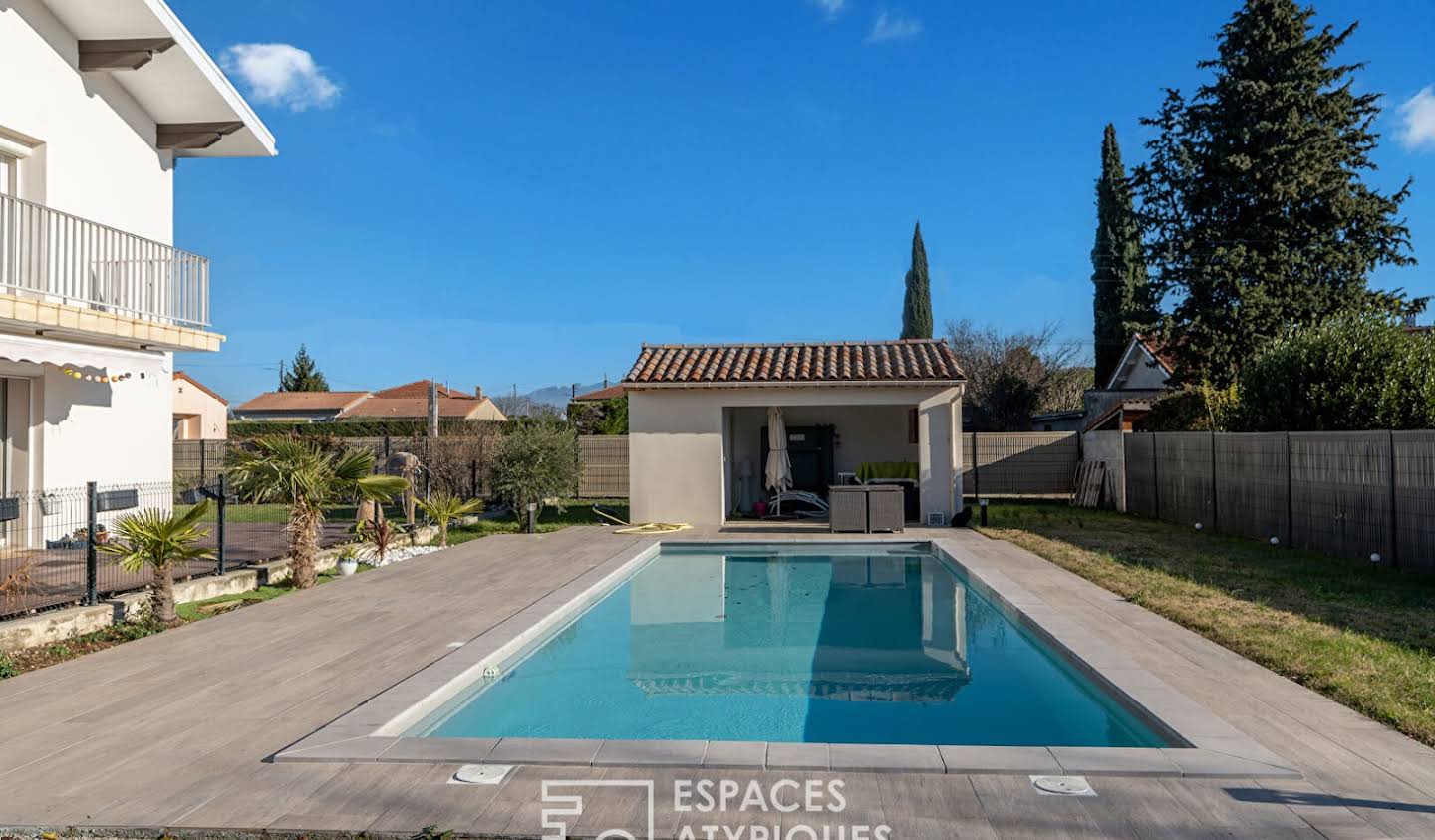 House with pool and terrace Malissard