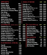 Platter House menu 1