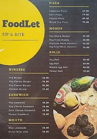 FoodLet menu 1