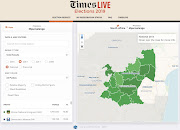 Apart from the 2019 results, you can use map filters to choose a past election year, national or provincial view, and view all parties' or a specific party's success.