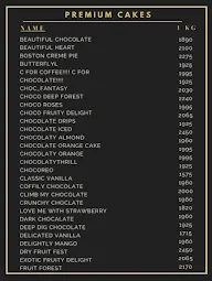 Glee Dessert menu 7