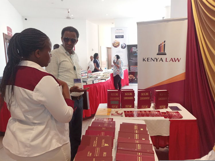 Kenya Law books on display