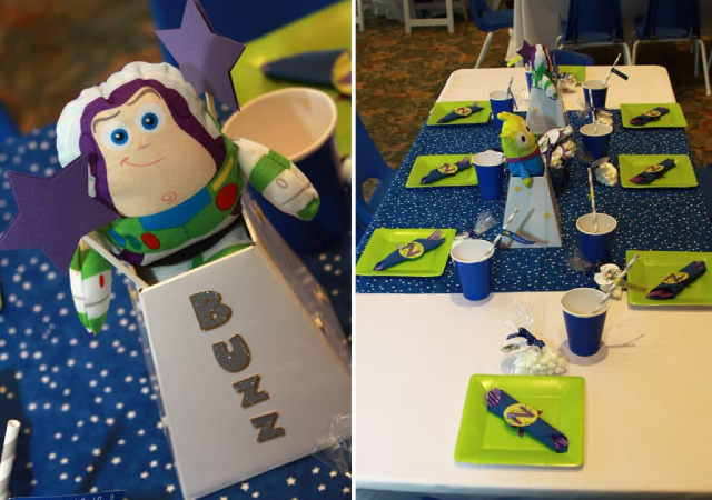 decoração para festa buzz lightyear