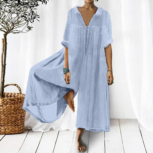 Title 3, Elegant long quarter sleeved jumpsuit for women...