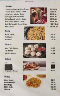 Shakahari Restaurant menu 2