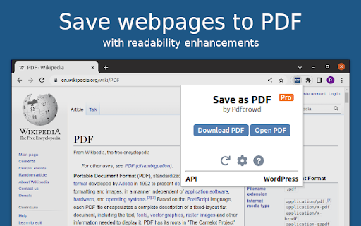 Save as PDF