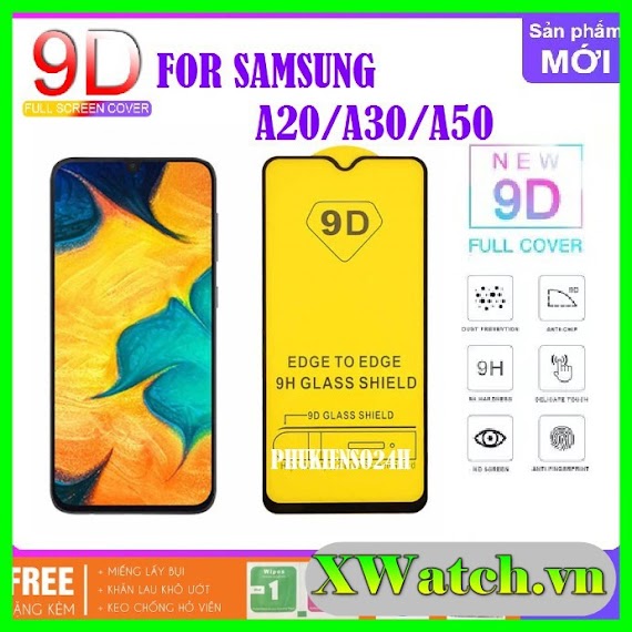 Cường Lực Full Màn Samsung Galaxy A03 M22 M12 A03S A22 A10 A10S A20 A20S A30 A30S/ A50/ A50S/ A70/ A70S Full Keo