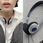 Sẵn Tai Nghe Panasonic Phong Cách Retro Anime Nhật Bản Hifi Mp3 Cá Tính Không Tích Hợp Mic