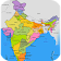 India Map & Capitals icon