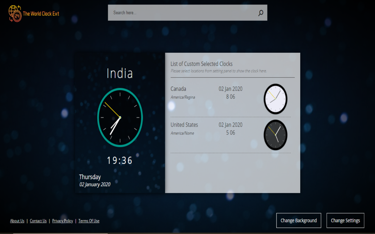 The World Clock Ext Preview image 0