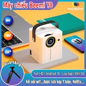 Máy Chiếu Mini Full Hd Beemi Y9 Máy Chiếu Phim Mini Tại Nhà Kết Nối Wifi Điện Thoại Usb Hệ Điều Hành Android D6