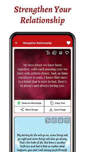 Screenshot Love Messages for Girlfriend