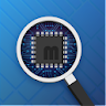 Magnifier: microscope icon