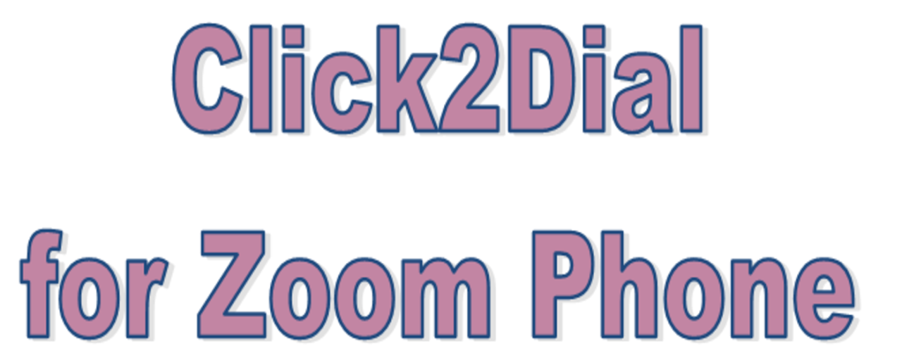 Click2Dial for Zoom Phone Preview image 0