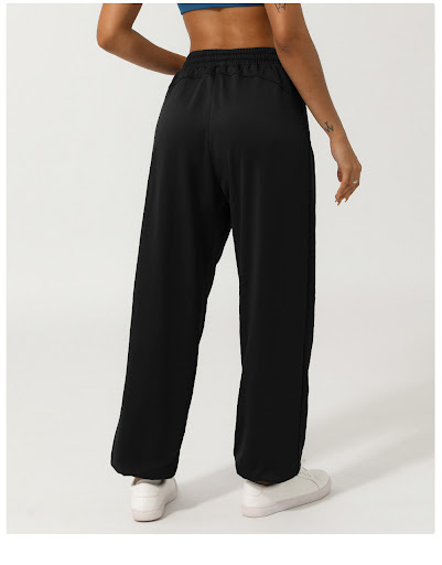 Title 4, European And American Loose Tapered Track Sweat...