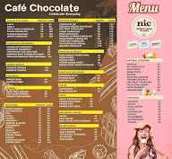 Cafe Chocolate Bar menu 3