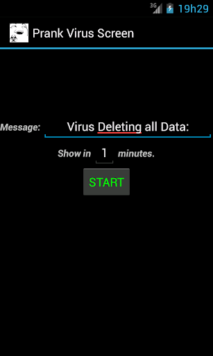 Prank Virus Screen