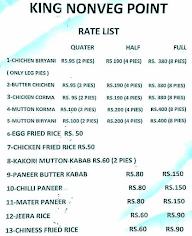 King Non Veg Point menu 1