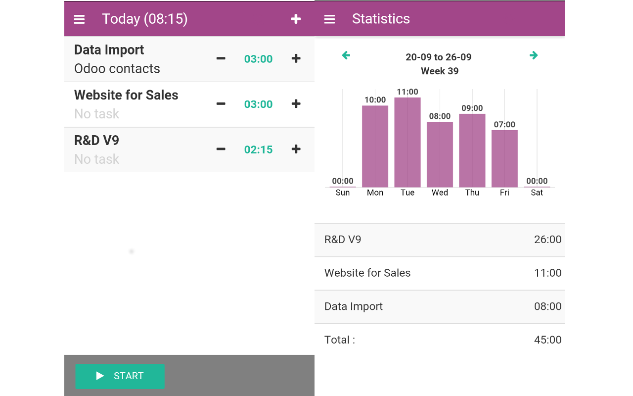 Awesome Timesheet Preview image 2