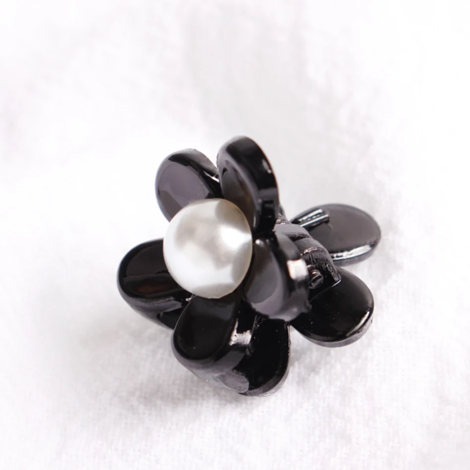Pente de cabelo preto elegante com strass estilo coreano, adicione brilho e sofisticação ao seu penteado, perfeito para eventos especiais e looks charmosos.
