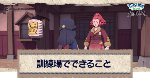 アルセウス 訓練場でできること一覧 ポケモンアルセウス攻略wiki 神ゲー攻略
